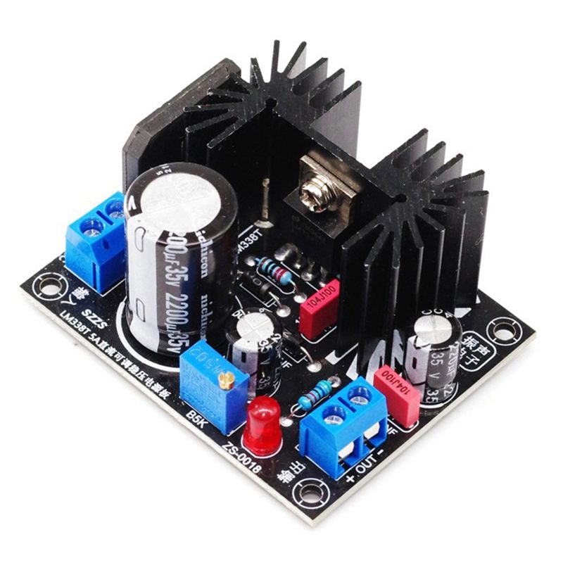 Diy Electronics Power Supply - Płytka z regulowanym liniowym zasilaczem stabilizowanym