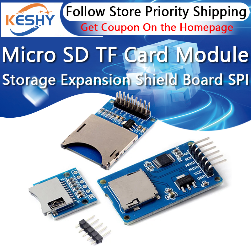 Sd Card Module Spi - Karta rozszerzeń pamięci Micro SD Karta