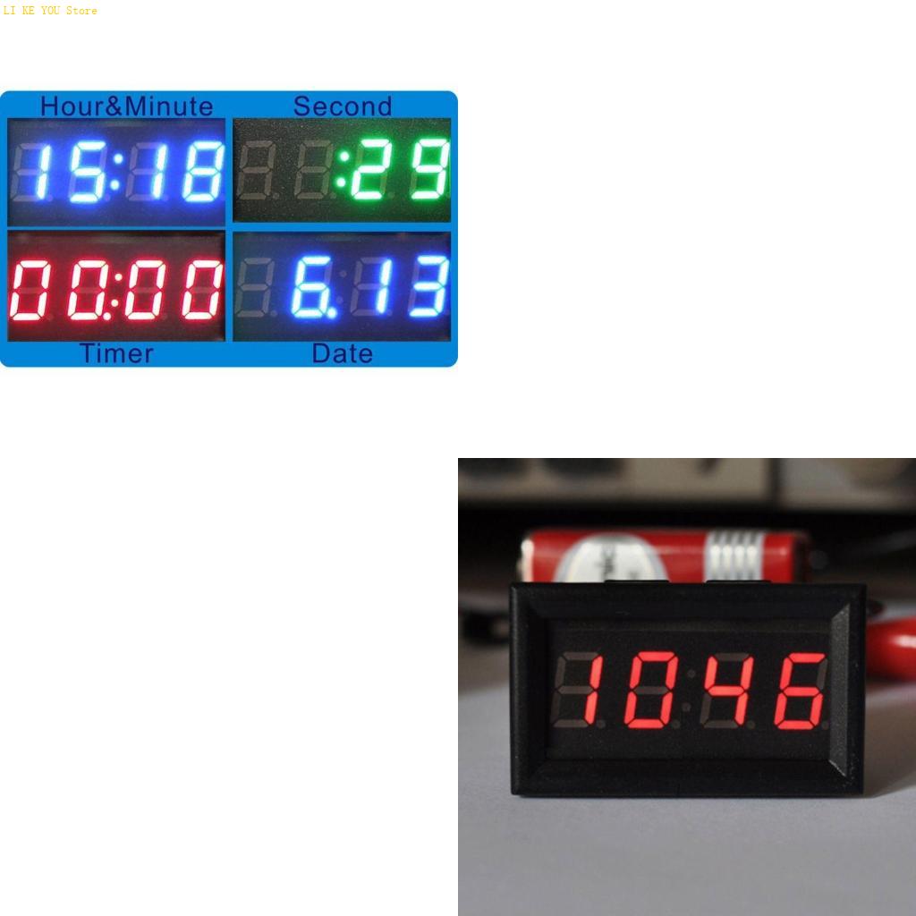 Diy Motorcycle Electronics - W3JE zegar cyfrowy zegar elektroniczny LED