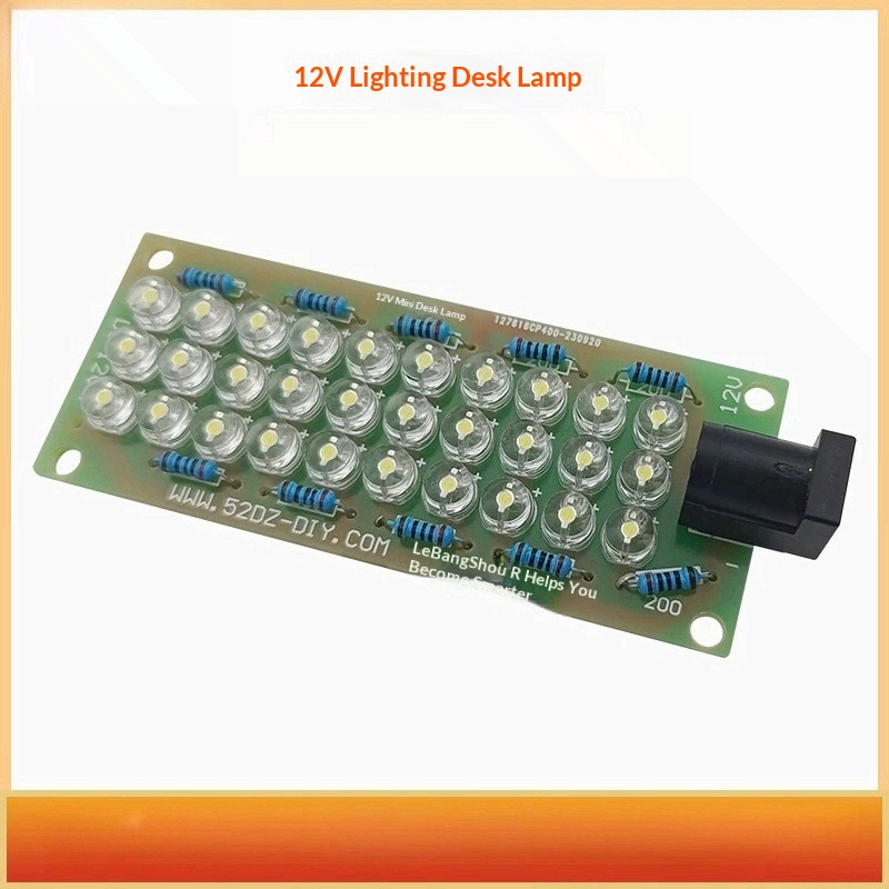 Diy Electronics Desk - Zestaw DIY lampki biurkowej 12V, elektroniczny,