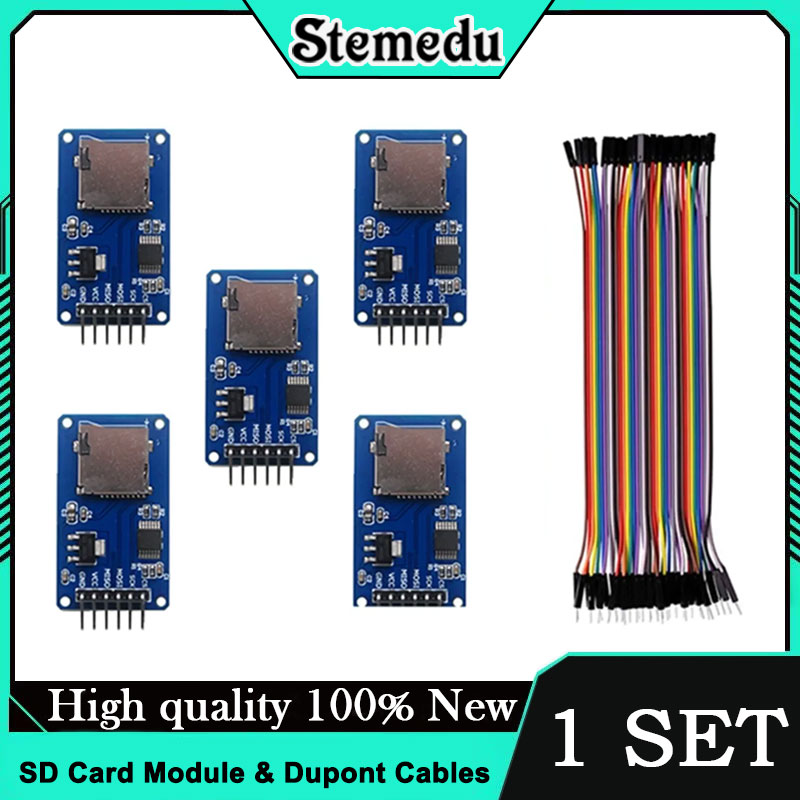 Sd Card Module Spi - 5 SZTUK modułu karty Micro SD