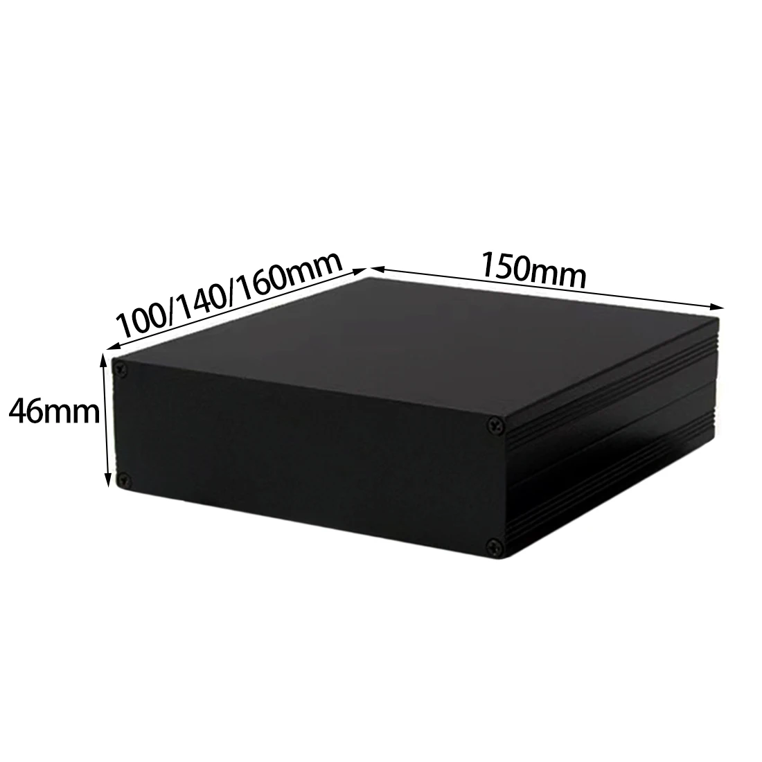 Diy Enclosure For Electronics - Aluminiowa obudowa 150*46*100/140/160mm wodoodporna skrzynka dzielona
