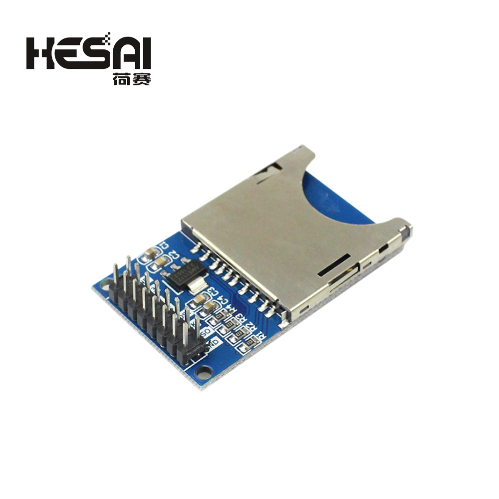 Sd Card Module Spi - Moduł odczytu i zapisu, gniazdo karty