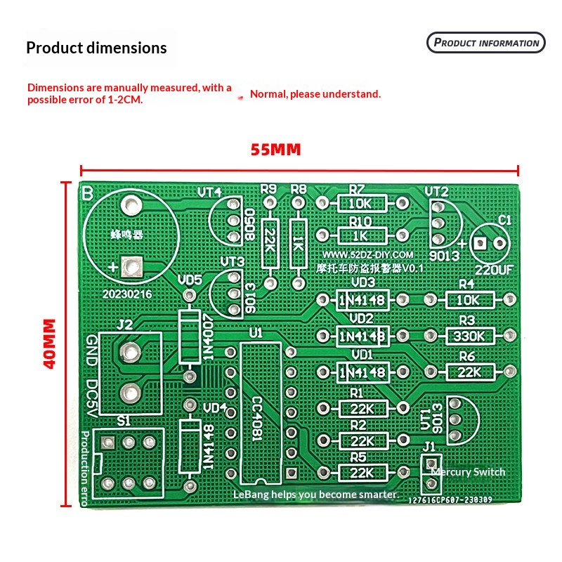 Zestaw DIY alarmu antykradzież – Diy Motorcycle Electronics recenzja i cena