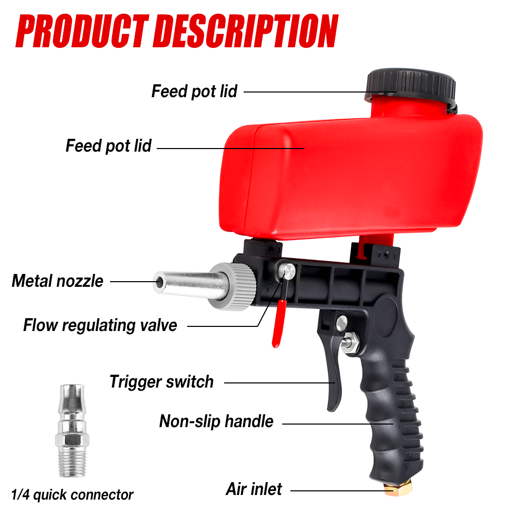 Pistolet do piaskowania grawit – Diy Electronics Power Supply recenzja i cena