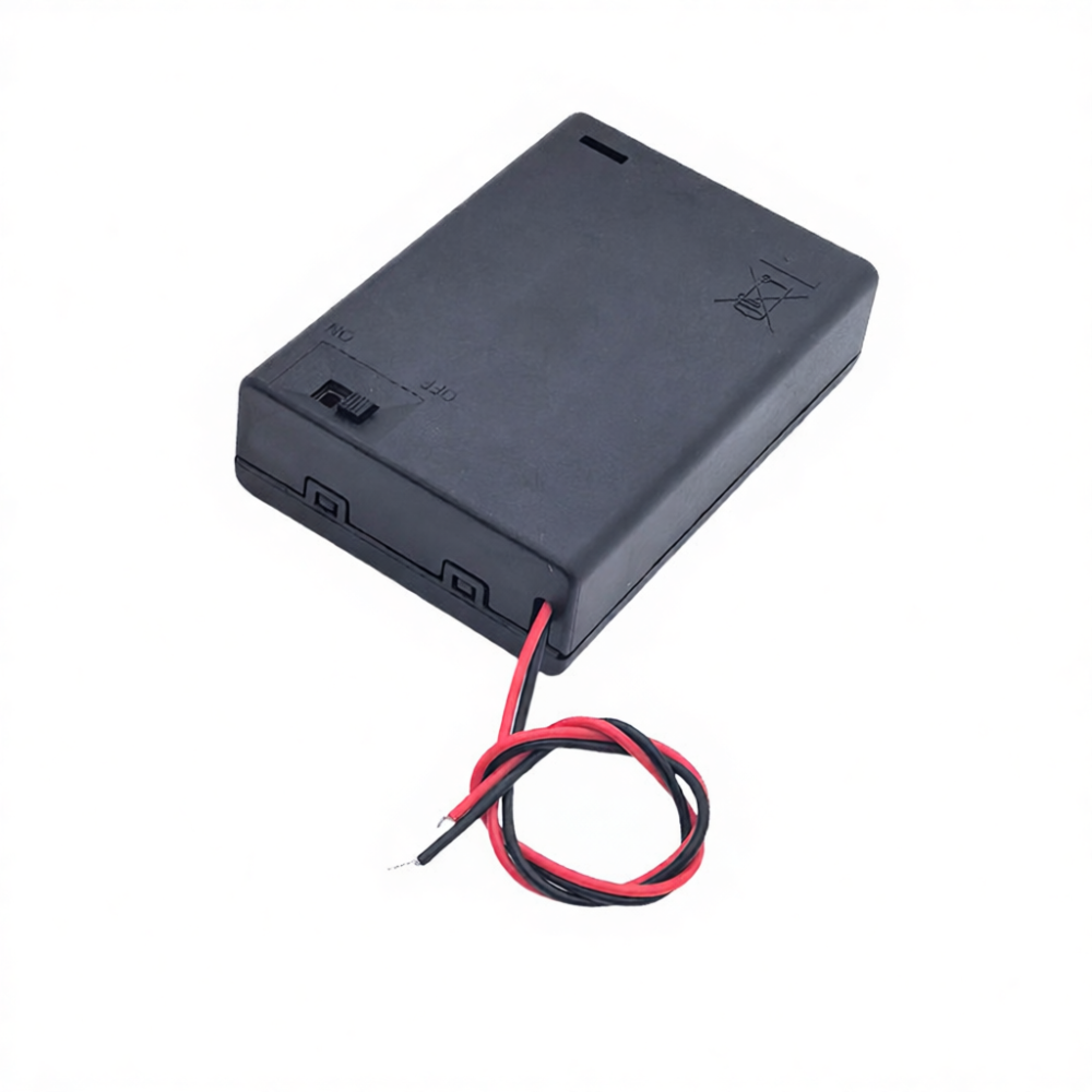 Pudełko na baterie AA z pokryw – Diy Electronics Holder recenzja i cena