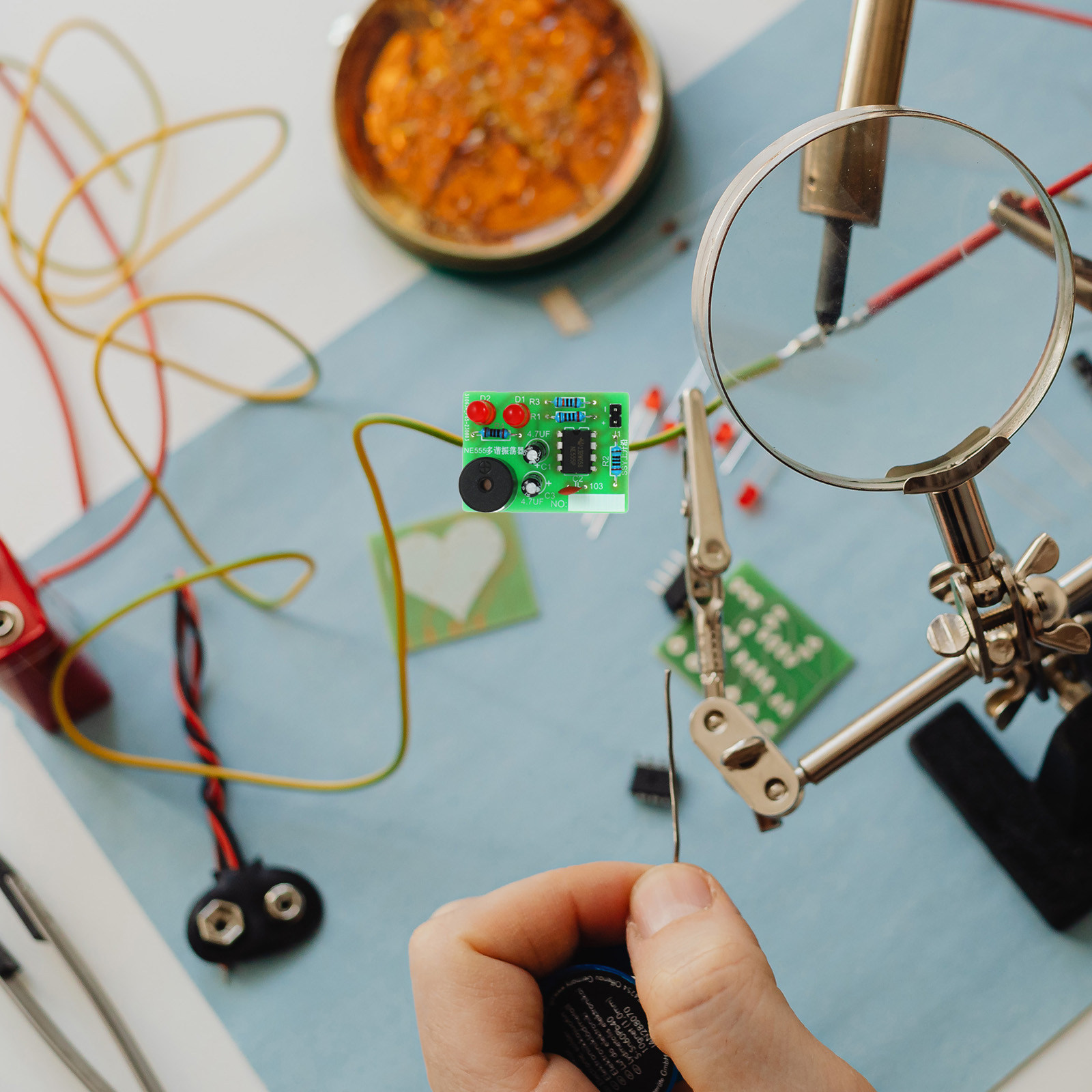 5-częściowy zestaw do nauki lu – Learn Diy Electronics recenzja i cena