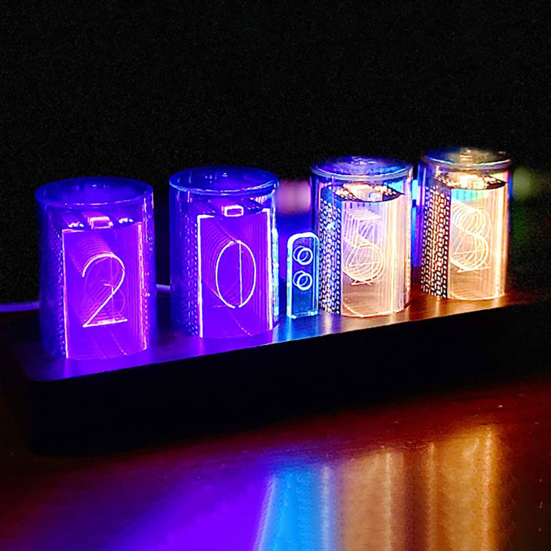 Kolorowy zegar cyfrowy RGB z t – Diy Electronics Desk recenzja i cena