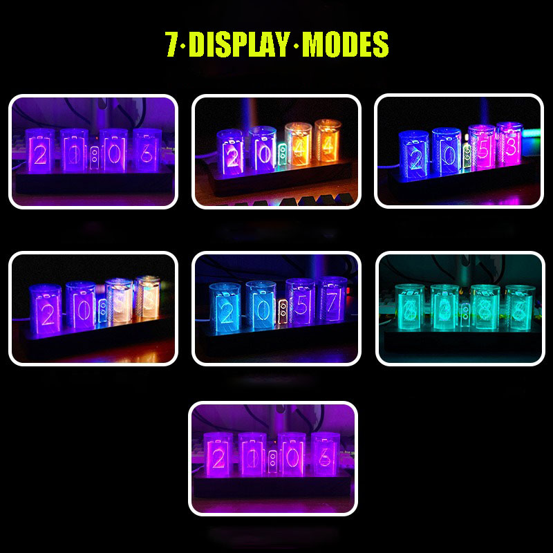 Kolorowy zegar cyfrowy RGB z t – Diy Electronics Desk recenzja i cena