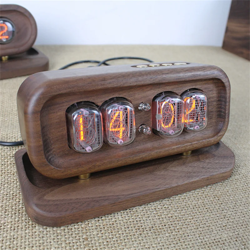Zegar cyfrowy z litego drewna  – Diy Electronics Desk recenzja i cena