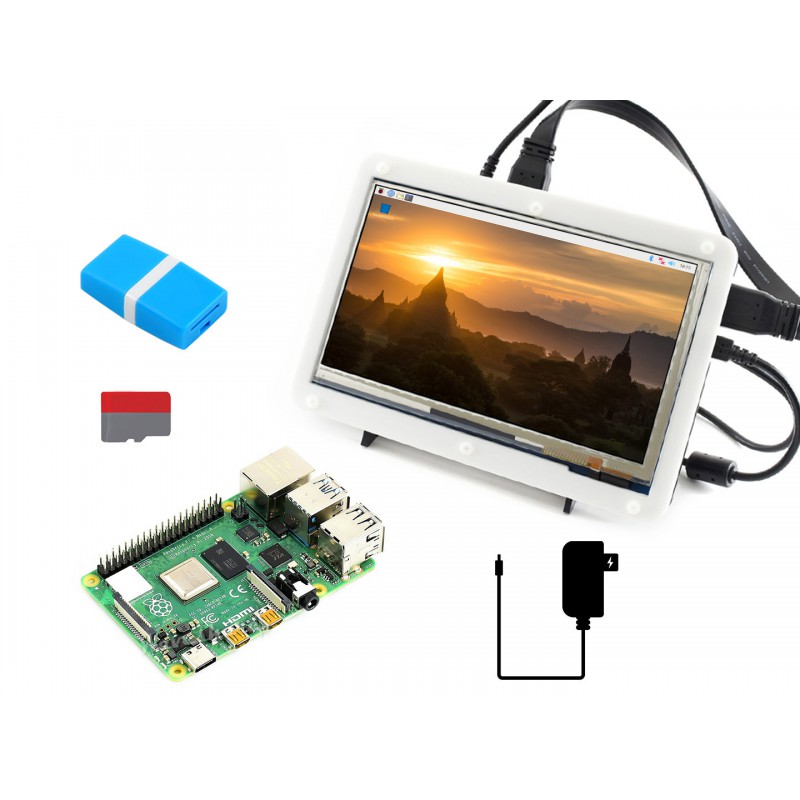 Zestaw wyświetlacza Raspberry  – Diy Electronics recenzja i cena