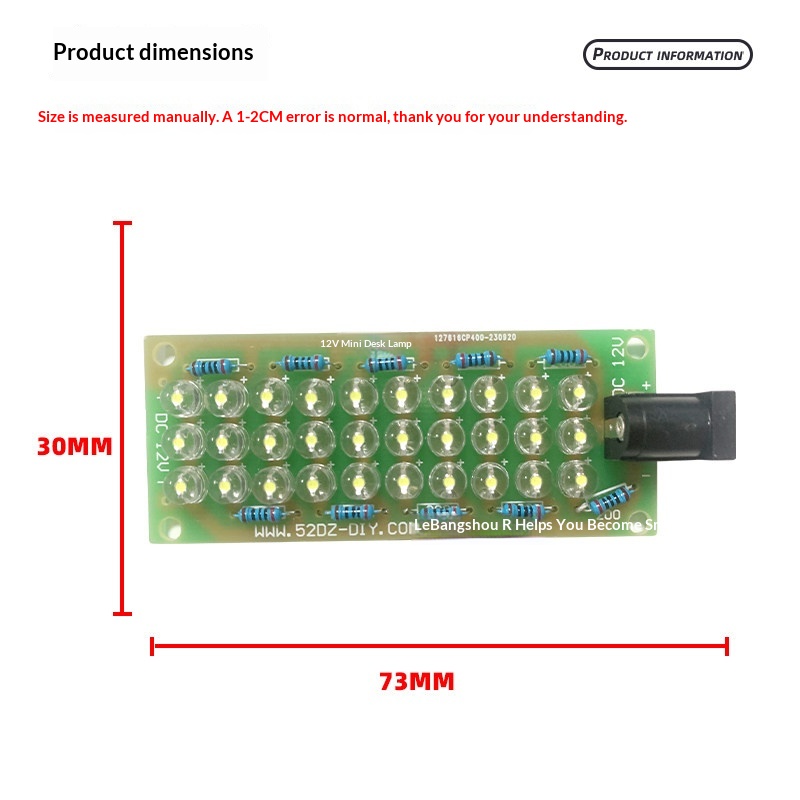 Zestaw DIY lampki biurkowej 12 – Diy Electronics Desk recenzja i cena
