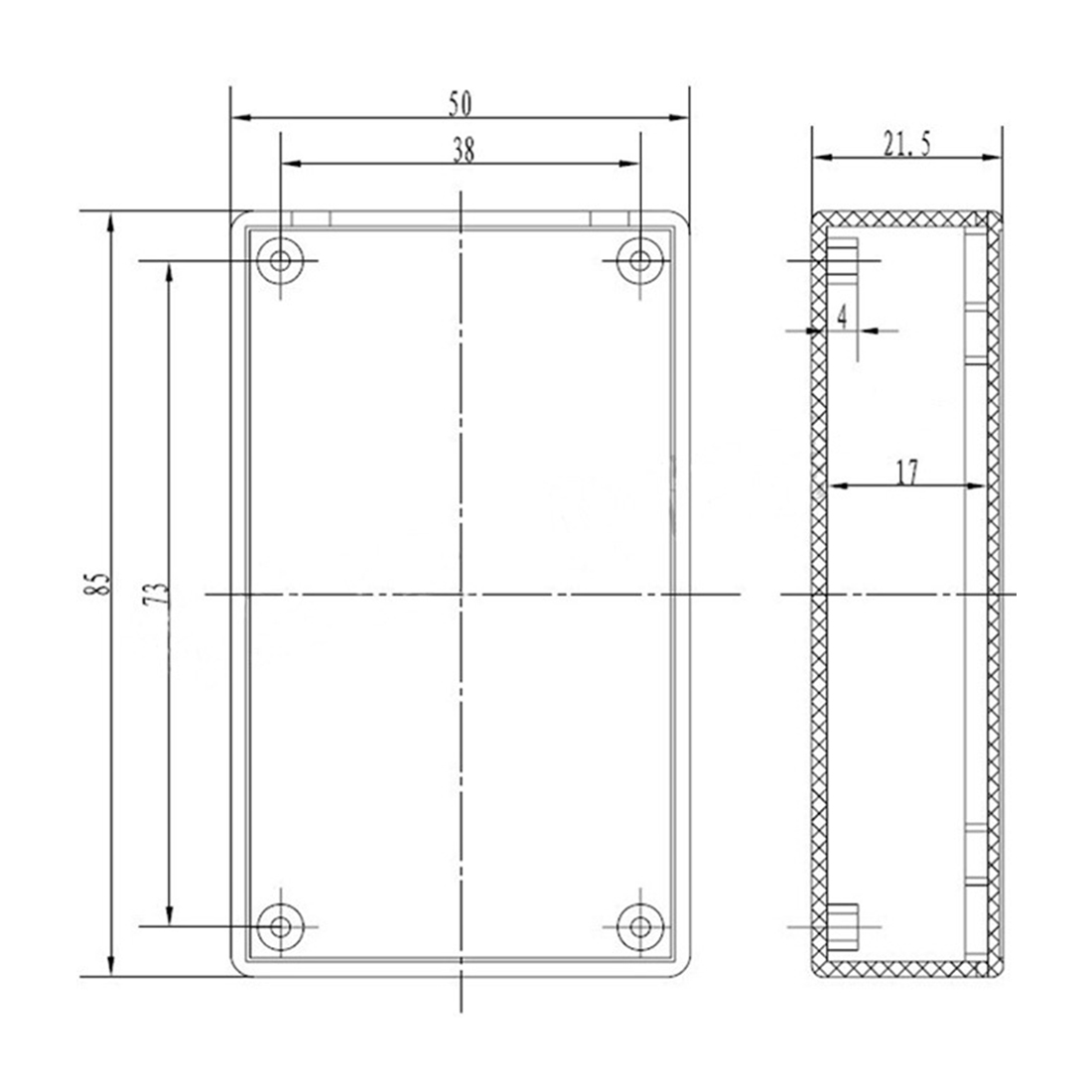 Biała plastikowa obudowa elekt – Diy Enclosure For Electronics recenzja i cena
