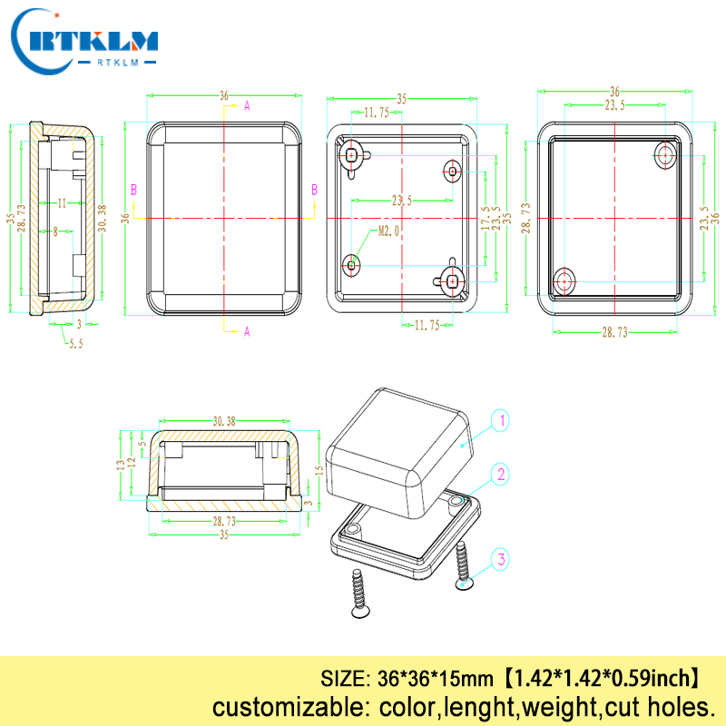 Mały plastikowy projekt przypa – Diy Enclosure For Electronics recenzja i cena